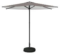 Parasol de jardin vidaXL avec pied, 270 x 270 cm, polyester, à angle droit
