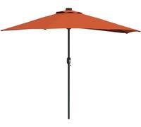 Parasol de jardin vidaXL, couleur terre cuite, 294 x 150 x 224 cm