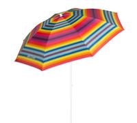 Parasol de plage, Ø180 cm, avec filtre de protection UV 50, mât Ø22-25 mm, sac de transport inclus, Parasol de plage pliable, Aktive Plage,