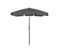 vidaXL Parasol de plage anthracite 180 x 120 cm Anti-UV anti-décoloration