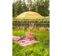 Parasol De Plage Avec Des Coeurs En Polyester Jaune D160 Jaune
