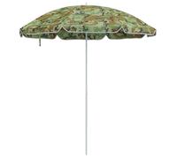 Parasol de plage - HELLOSHOP26 - Modèle rond 206x206x212 cm - Camouflage - Anti-UV - Portable