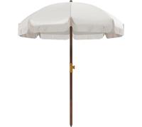 Parasol de plage résistant au vent avec mécanisme rotatif - Parasol de plage anti-UV - De l'ombre sur la plage - Vacances à la mer