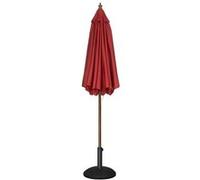 Parasol de Terrasse Professionnel Rouge à Poulie de 2,5 m Bolero 9 G