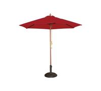 Parasol de Terrasse Rouge Professionnel à Poulie de 3 m Bolero 9 G