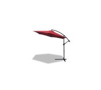 Parasol deporte 3m rouge fonce avec housse de protection