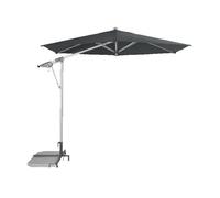 Parasol déporté - Doppler - AX Alu - Parasol de jardin Parasol grand rond Parasol suspendu - Protection UV 50+ - anthracite - Ø290cm