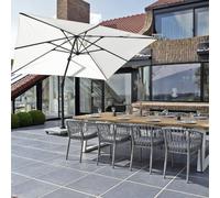 Parasol déporté écrue 4x3 m poseidon