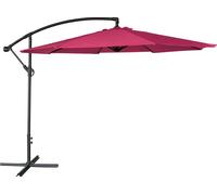 Parasol déporté OAHU rond 3,50m de diamètre fuchsia