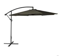 Parasol déporté OAHU rond 3,50m de diamètre gris