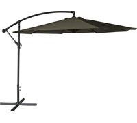 Parasol déporté OAHU rond 3,50m de diamètre gris