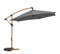Parasol Déporté Octogonal 300 Cm Gris Porticcio Gris
