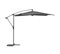 Hespéride - Parasol déporté Rond Manoa Ardoise & Graphite