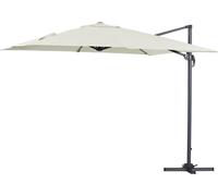 Parasol déporté "Sun 3" - 3 x 3 m - Ecru