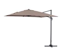 Parasol déporté [ ]Sun 3[ ] - 3 x 3 m - Taupe