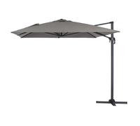 Parasol déporté ""Sun 4"" - 3 x 4 m - Gris