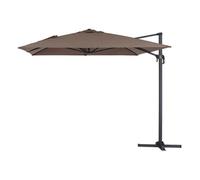 Parasol déporté "Sun 4" - 3 x 4 m - Taupe