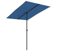 Parasol D'extérieur Avec Mât En Aluminium 2 X 1,5 M Bleu Azuré Helloshop26 02_0008227 Multicolore