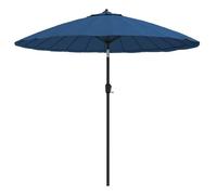 Parasol D'extérieur Avec Mât En Aluminium 270 Cm Bleu Helloshop26 02_0008220 Multicolore