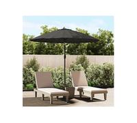 vidaXL Parasol d'extérieur avec mât en aluminium 270 cm Anthracite