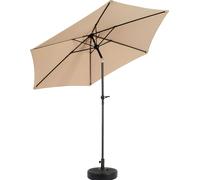 Parasol d'extérieur double face rectangulaire grand format de 4,5 m avec manivelle (kaki),,