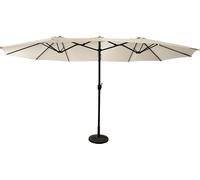 Happy Garden Parasol double LINAI 2,7 x 4,6 m beige