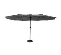 Parasol Double 2,7x4,6m Linai Gris Gris