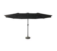 Parasol double 2,7x4,6m LINAI noir