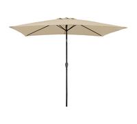 Parasol droit HAPUNA rectangulaire 2x3m beige