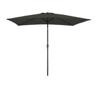 Parasol droit HAPUNA rectangulaire 2x3m gris