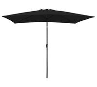 Parasol droit HAPUNA rectangulaire 2x3m noir
