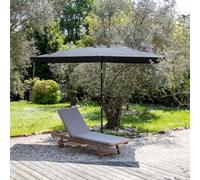 Parasol droit hapuna rectangulaire 2x3m noir