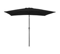 Parasol droit HAPUNA rectangulaire 2x3m noir