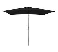 Parasol droit HAPUNA rectangulaire 2x3m noir Noir G