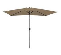 Parasol droit HAPUNA rectangulaire 2x3m taupe Taupe G