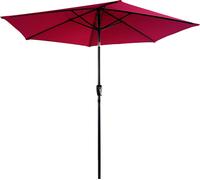 Parasol droit HAPUNA rond 2,70m de diamètre fuchsia