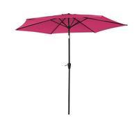 Parasol Droit Hapuna Rond 2,70m De Diamètre Fuchsia Rose