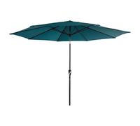 Parasol droit hapuna rond 3,30m de diamètre bleu