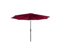 Parasol droit HAPUNA rond 3,30m de diamètre fuchsia