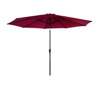 Parasol droit HAPUNA rond 3,30m de diamètre fuchsia