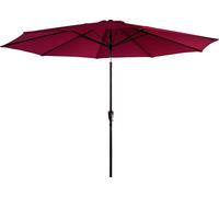 Parasol droit HAPUNA rond 3,30m de diamètre fuchsia