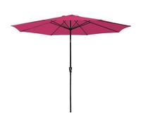 Parasol Droit Hapuna Rond 3,30m De Diamètre Fuchsia Rose