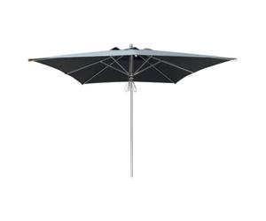 Parasol droit Look Inox - Ecru - L.3 x l.3 m