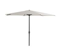 Parasol droit rond coloris Beige 180gr Protection UV50+ Diamètre 300 x Hauteur 245 cm