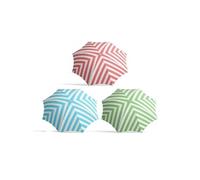 Parasol droit rond garden mat en aluminium