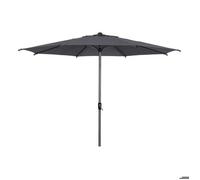 Hespéride - Parasol Loompa 3 m - Toile amovible déperlante et inclinable, Acier antirouille - Ardoise