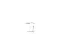 Parasol droit toile en polyester 300 x 300 carre mat en aluminium