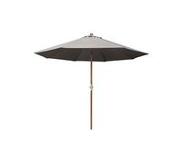 Proloisirs - Parasol en bois 300 cm avec manivelle Holly gris Gris G