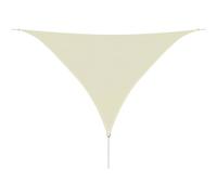 Parasol En Pehd Triangulaire 3,6 X 3,6 X 3,6 M Crème Helloshop26 02_0008594 Multicolore