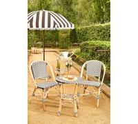 Parasol En Polyester Noir Et Blanc D220 Noir